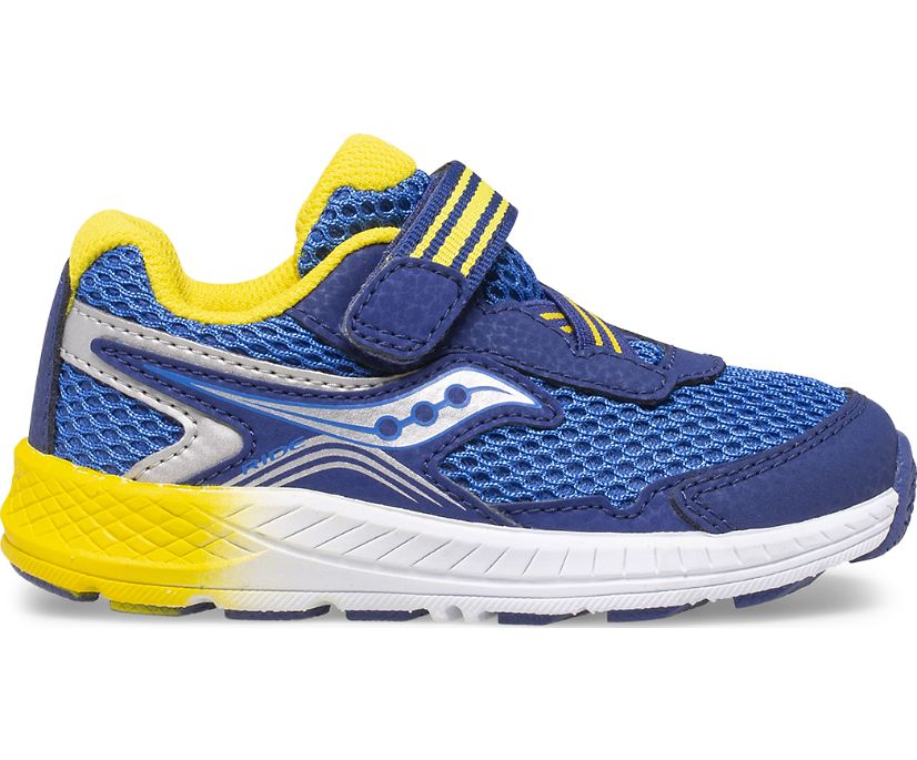 Saucony Ride 10 Jr. Kids' Sneakers Blue / Yellow | AU 748ZUTG